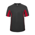 Badger Sport Drive Tee (414700-023304), Color 'Graphite/Red'
